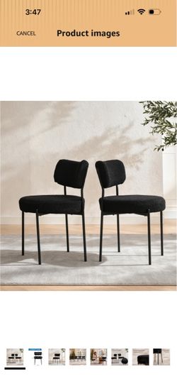 Black dining chairs for small spaces