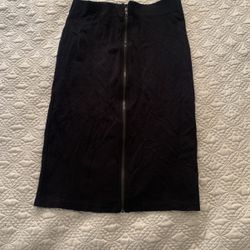 Forever 21 Zip Front Pencil Skirt