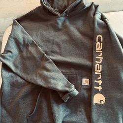 Carhart Pullover Green Hoodie Men’s Size XXL