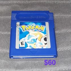 Pokémon Blue Version cartridge 
