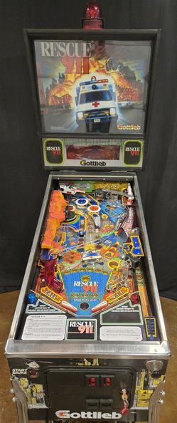 Rescue 911 Pinball Machine (Gottlieb) 1994