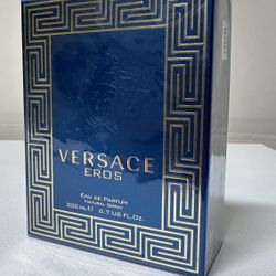 Versace Eros by Gianni Versace 6.7oz  Eau De Parfum Spray 100% Authentic Sealed