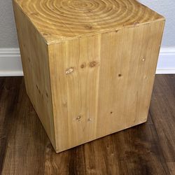 New Rustic Accent Side Table (1) 