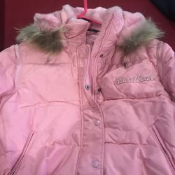 Women’s pink hooded Roca Wear jacket Medium 