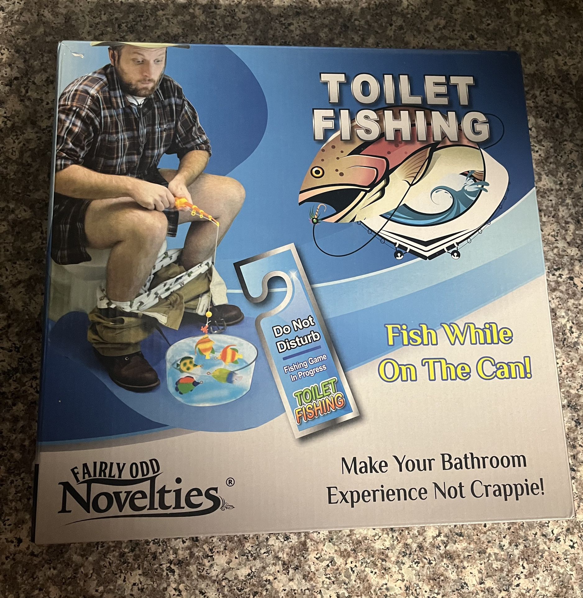 Toilet Fishing Gag Gift 