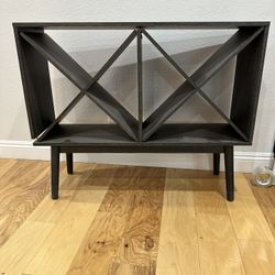 Gray Wine Rack 
