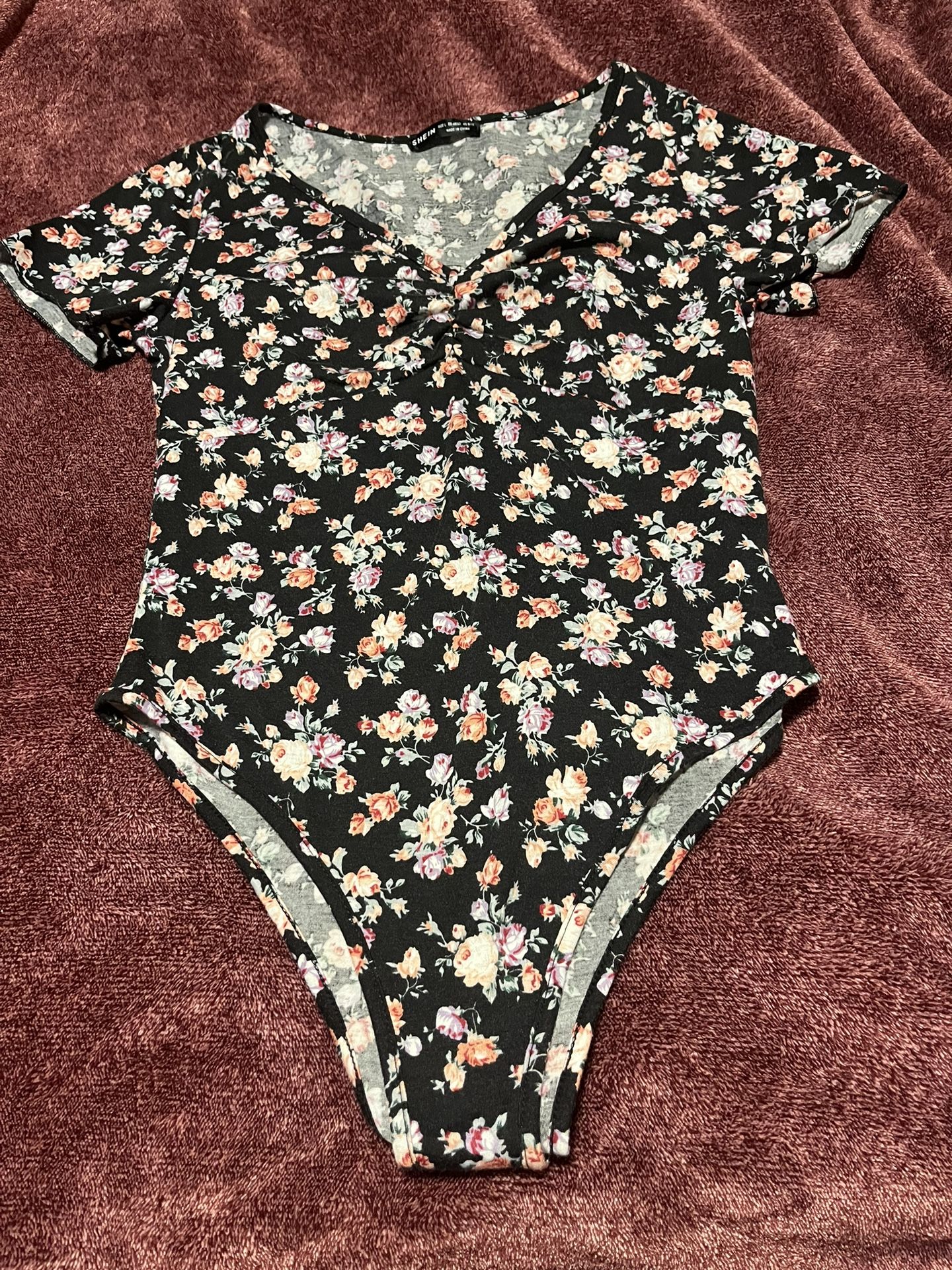 Floral Print Bodysuit
