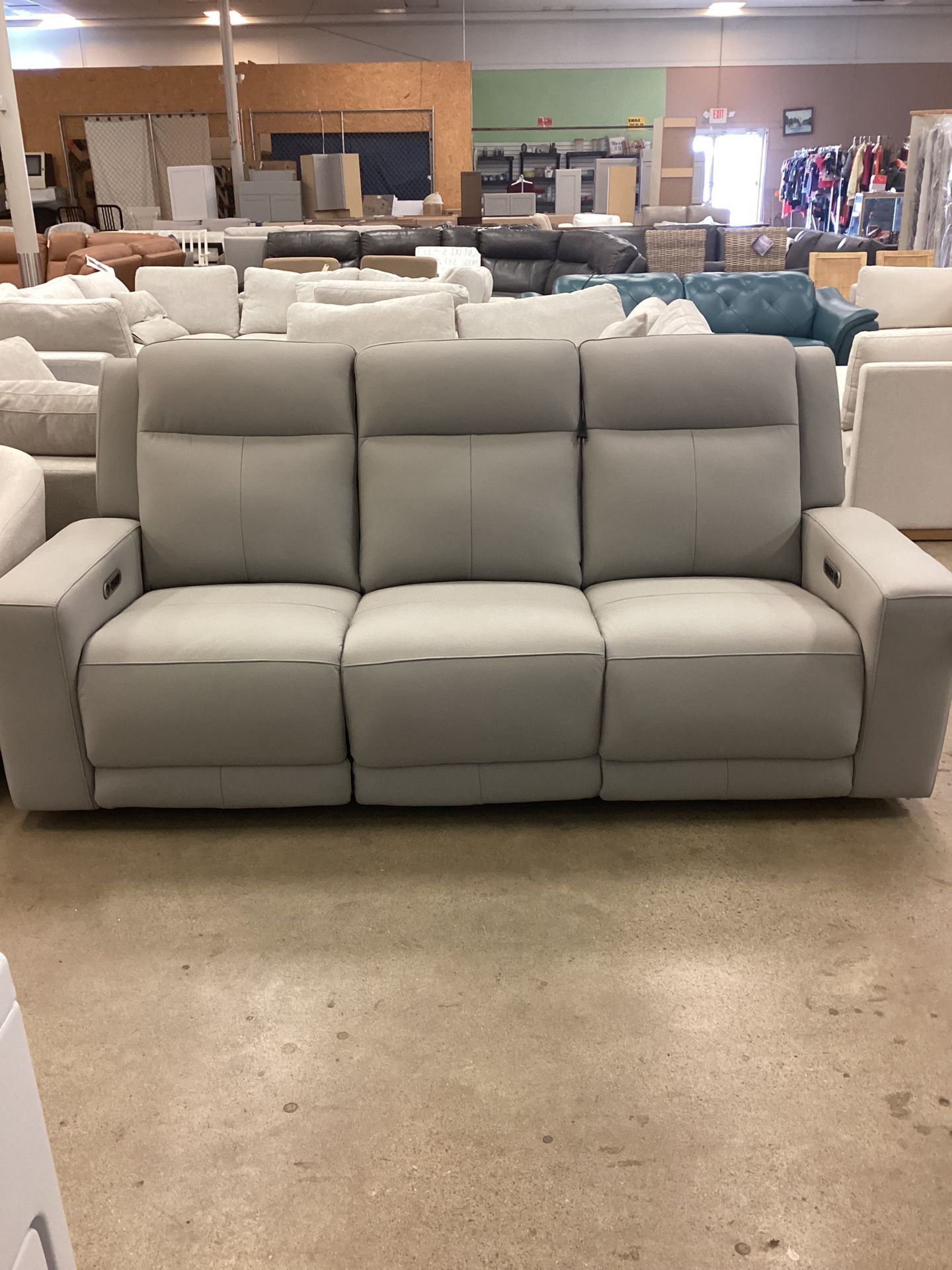 Wren Leather Power Reclining Sofa