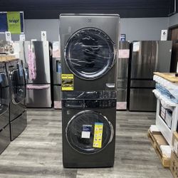 🚨Electrolux Platinum Heavy Duty Washer And Gas Dryer Stackable Set🚨
