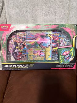(FACTORY SEALED) POKOMAN MEGA VENUSAUR EX PREMIUM COLLECTION BOX