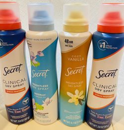 Secret Spray Bundle (4)