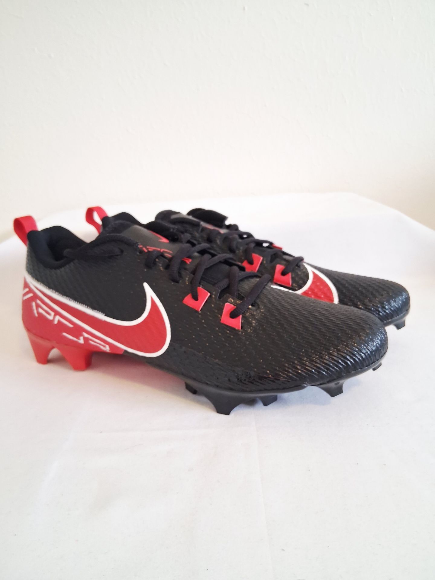 Nike Vapor Edge Speed 360 2 Red Black Football Cleats