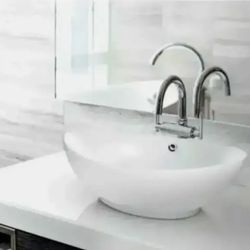 Modern Ceramic Vessel Sink - Vanity Bowl - Large Oval White..... CHECK OUT MY PAGE FOR MORE ITEMS