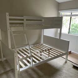 Free delivery. $350 for bunk bed only. $550 with mattresses.  Assembly required. Assembly not included. Cash upon delivery please.