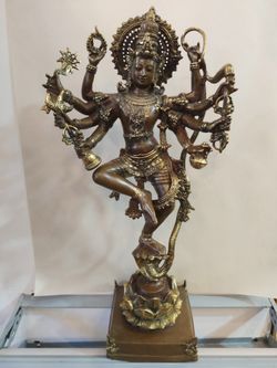 25” Large Dancing Shiva Bronze Statue