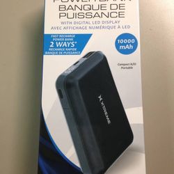 NEW! 10,000 mAh power bank / portable charger.
