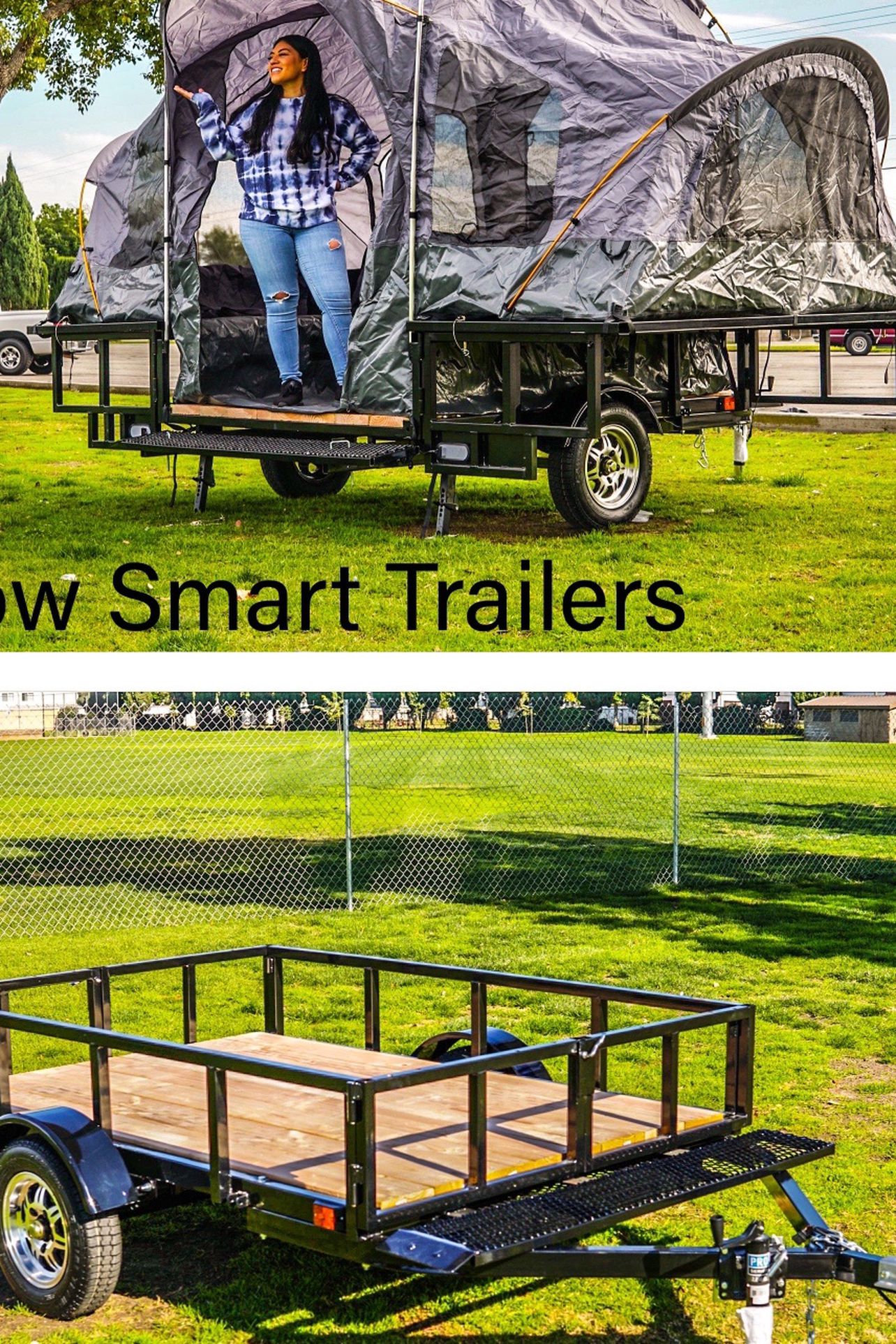 Utility Camping Tent Trailer 5 X 7