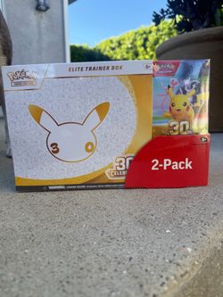 Pokemon 30th Celebrations ETB and Booster Bundle