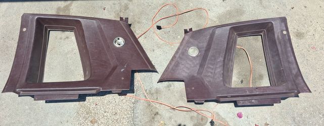 Cutlass Supreme quarter panel interior trim