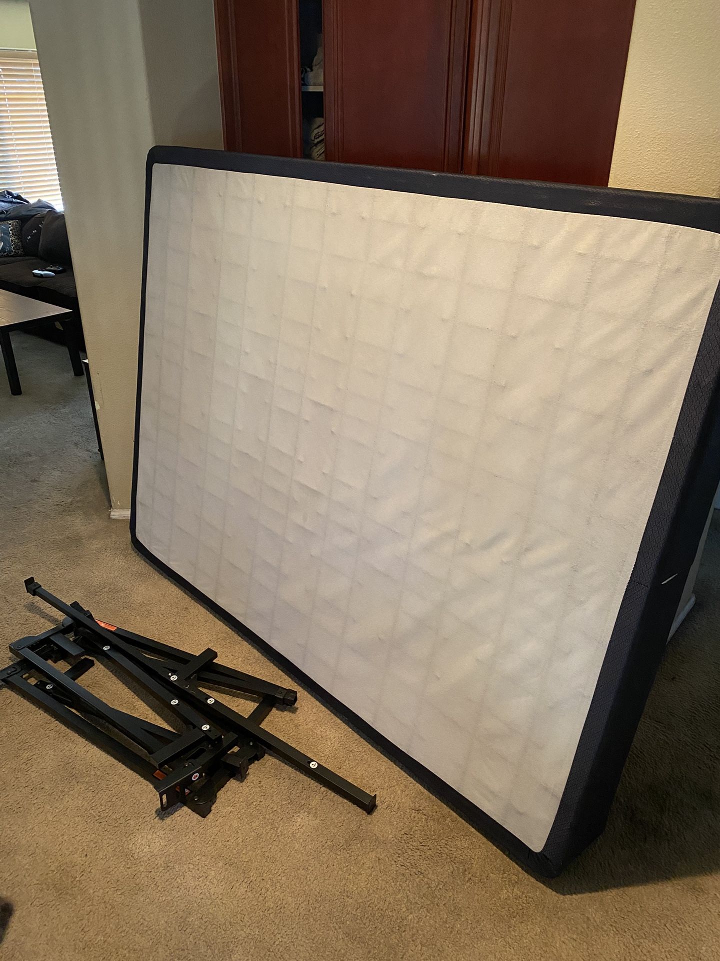 FREE Queen Box Spring & Bed Frame