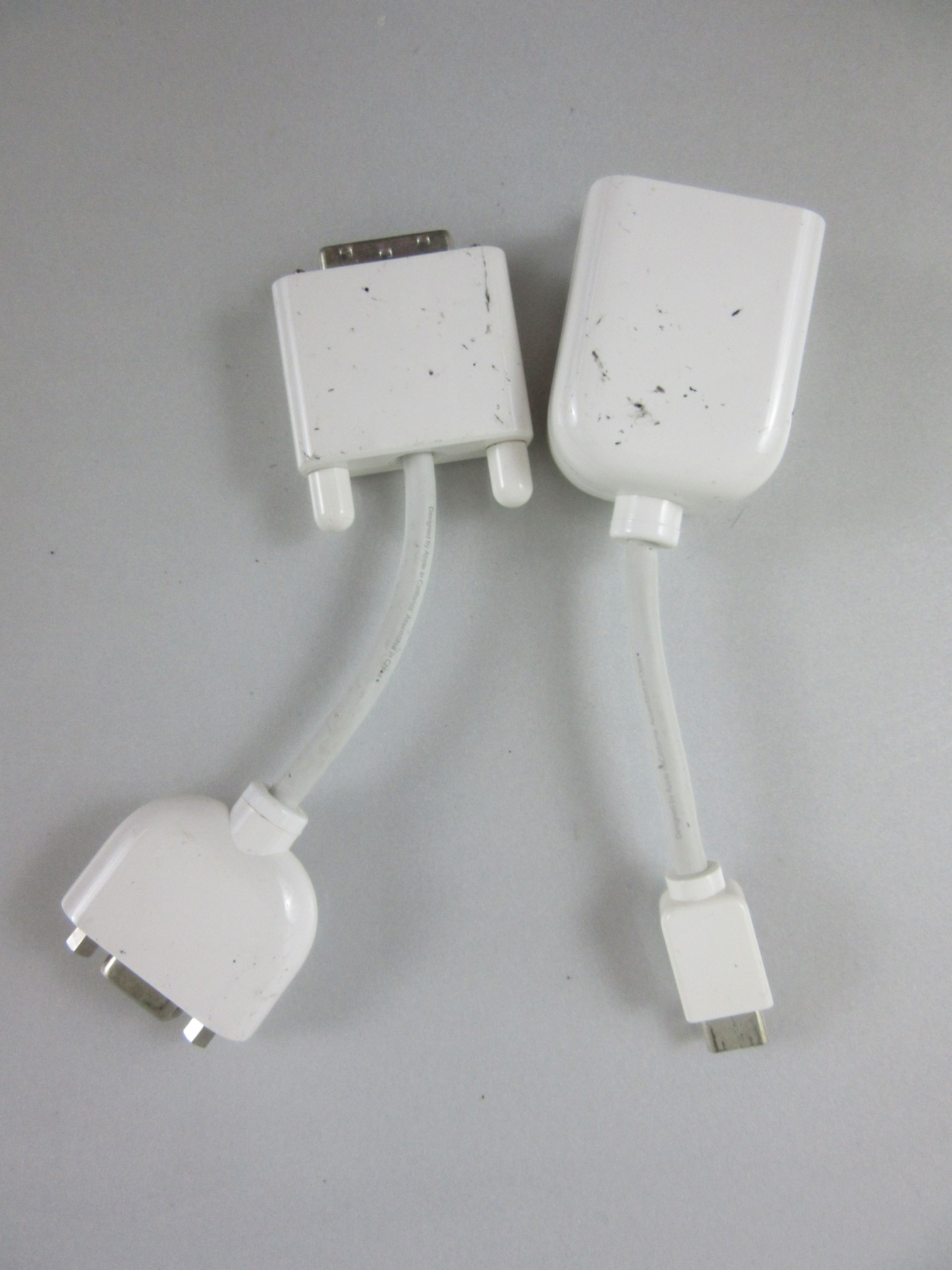 OEM Apple DVI-I Male to VGA-Female Monitor Adapter Cable Connector and other