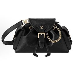 LOUIS VUITTON ODYSSEE Gold Hardware 2025 Early Autumn Series Calfskin Crossbody Shoulder Bag Women's Black (152)67
