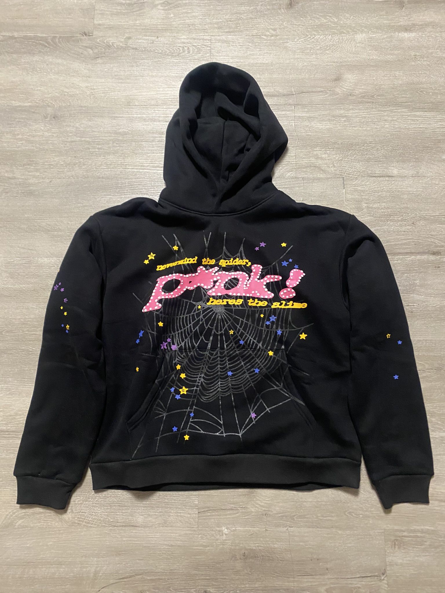Spider Hoodie Pink