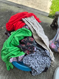 Variety of clothes bundles