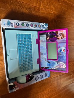 Lexibook, Frozen Educational Laptop for Kids, Spanish/English, Bilingual