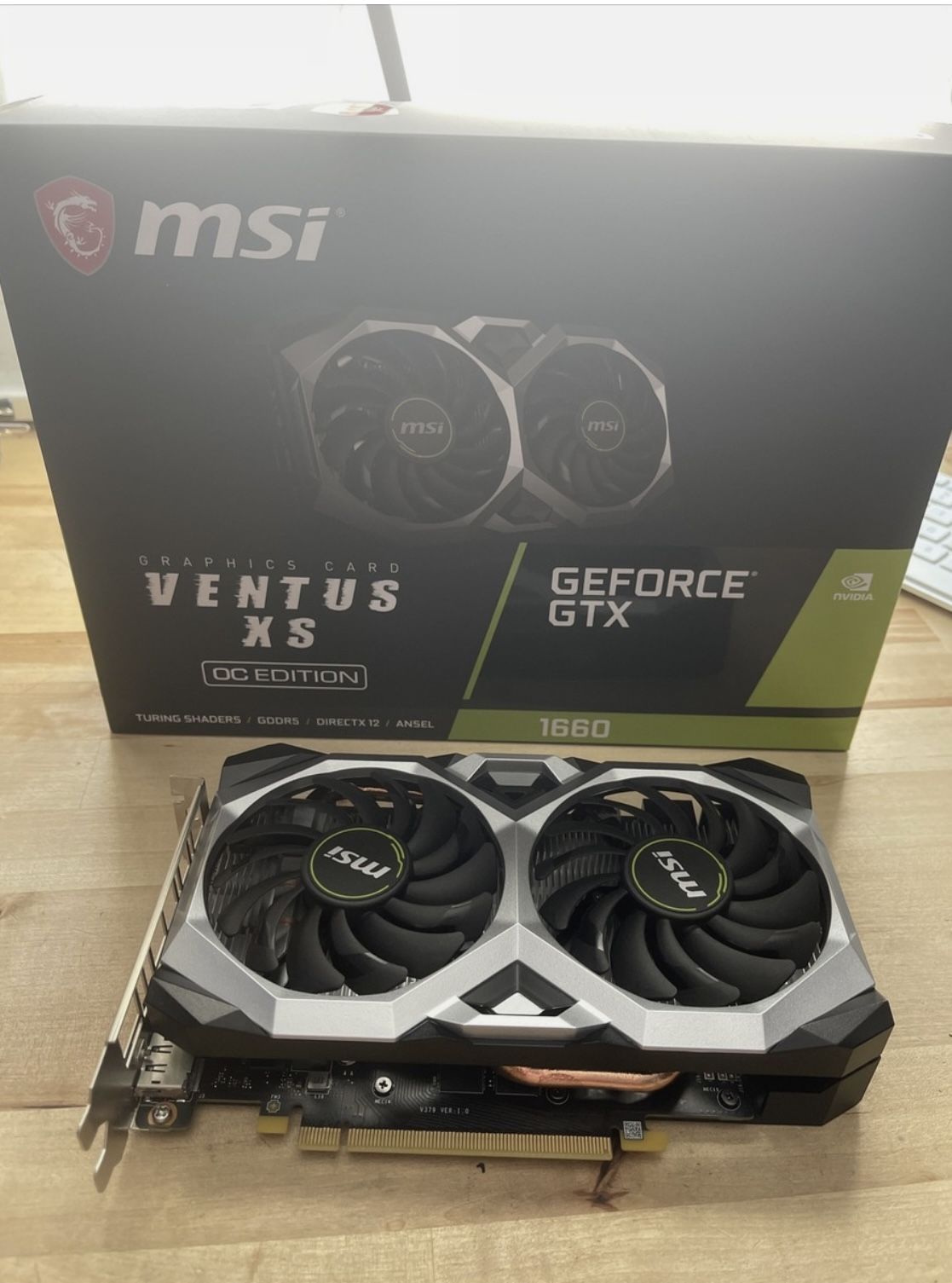 MSI GeForce GTX 1660 VENTUS XS 6G OC 6GB GDDR5