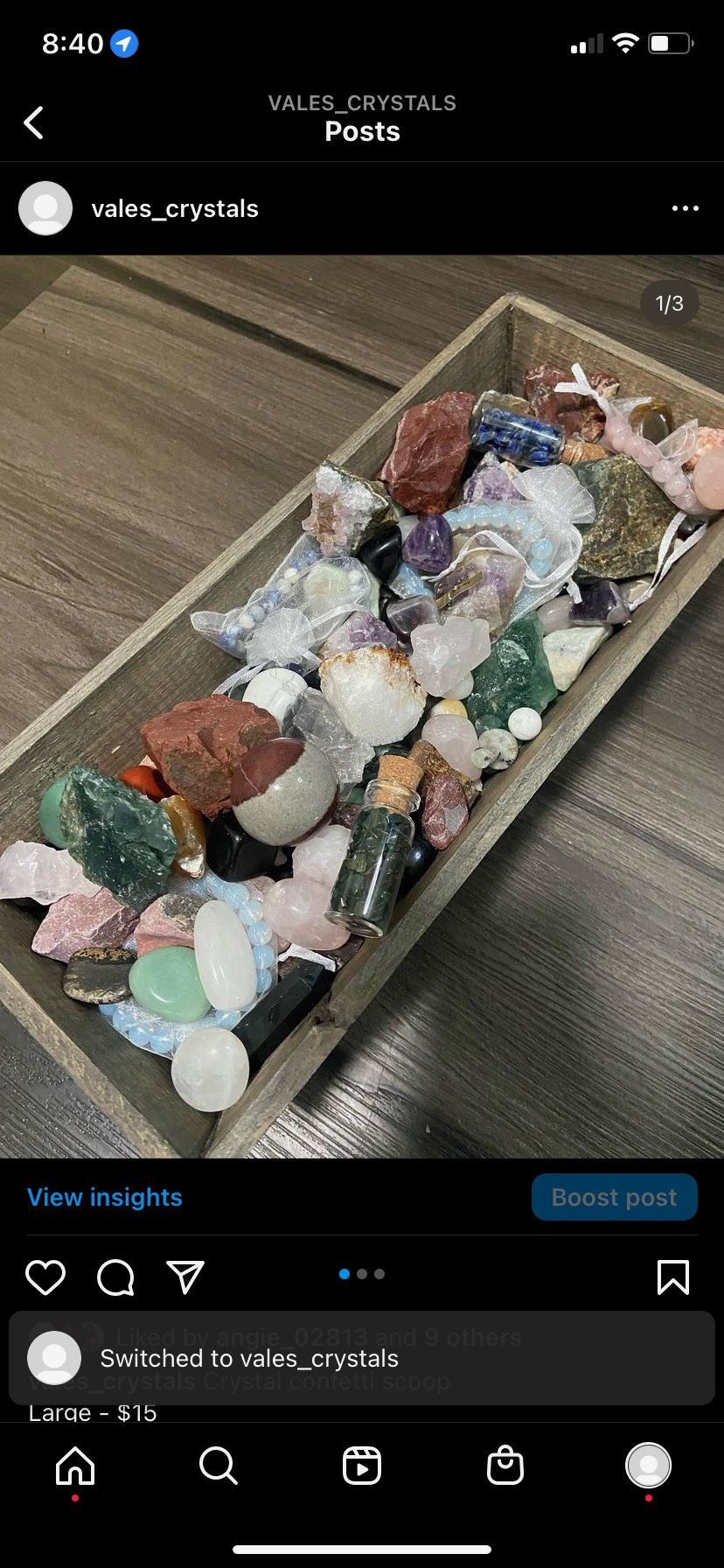 Crystal Confetti Scoops