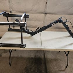 Allen HD 4 Bike Racks With Yakima Hitchski Ski & Snowboard Attachment 