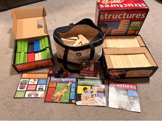 KEVA Plank Building Block Lot - 570 Pieces, Complete Sets