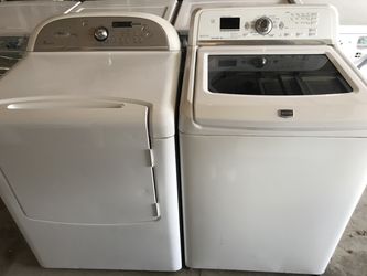 Washer and electric dryer