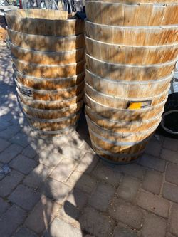 Barrel planter new $15 each