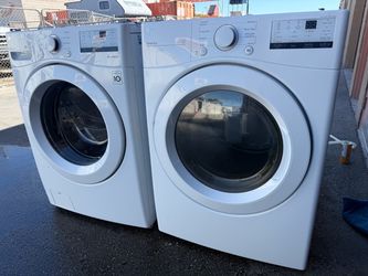 Lg washer and gas dryer set