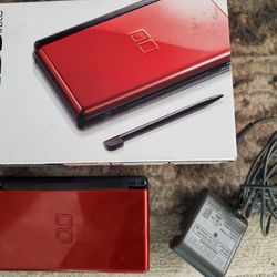 NintendoDS Lite Crimson Red & Black