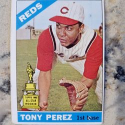 '66 Topps Tony Perez Baseball Card! 