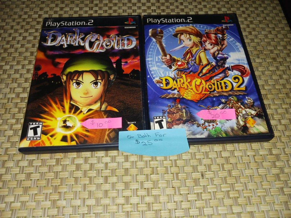 PS2 Dark Cloud & Dark Cloud 2