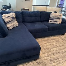 Royal Blue Sectional Couch