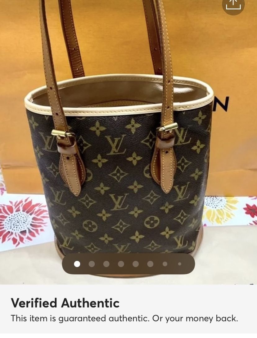Authentic Louis Vuitton Bucket PM