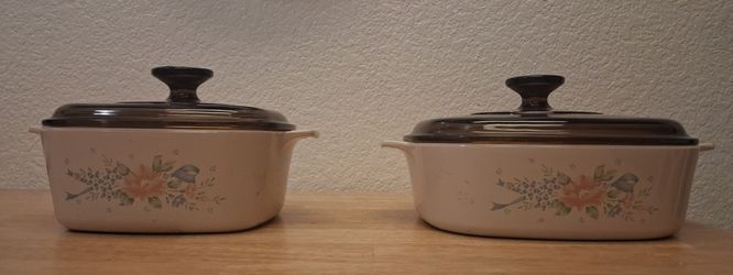 Vintage Corning Ware Corelle Symphony Casseroles