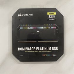 Corsair DOMINATOR PLATINUM RGB 32GB (2 x 16GB) 5600MHz 288-pin DIMM DDR5 RAM Kit