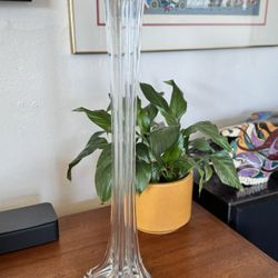 22" Clear Transparent Vase