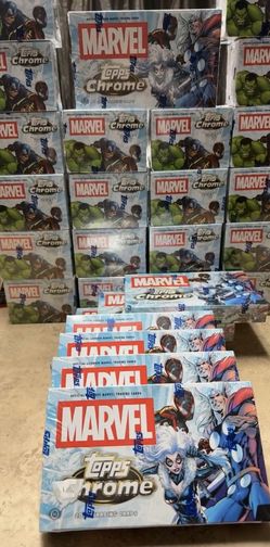 2025 Topps Chrome Marvel Hobby Box