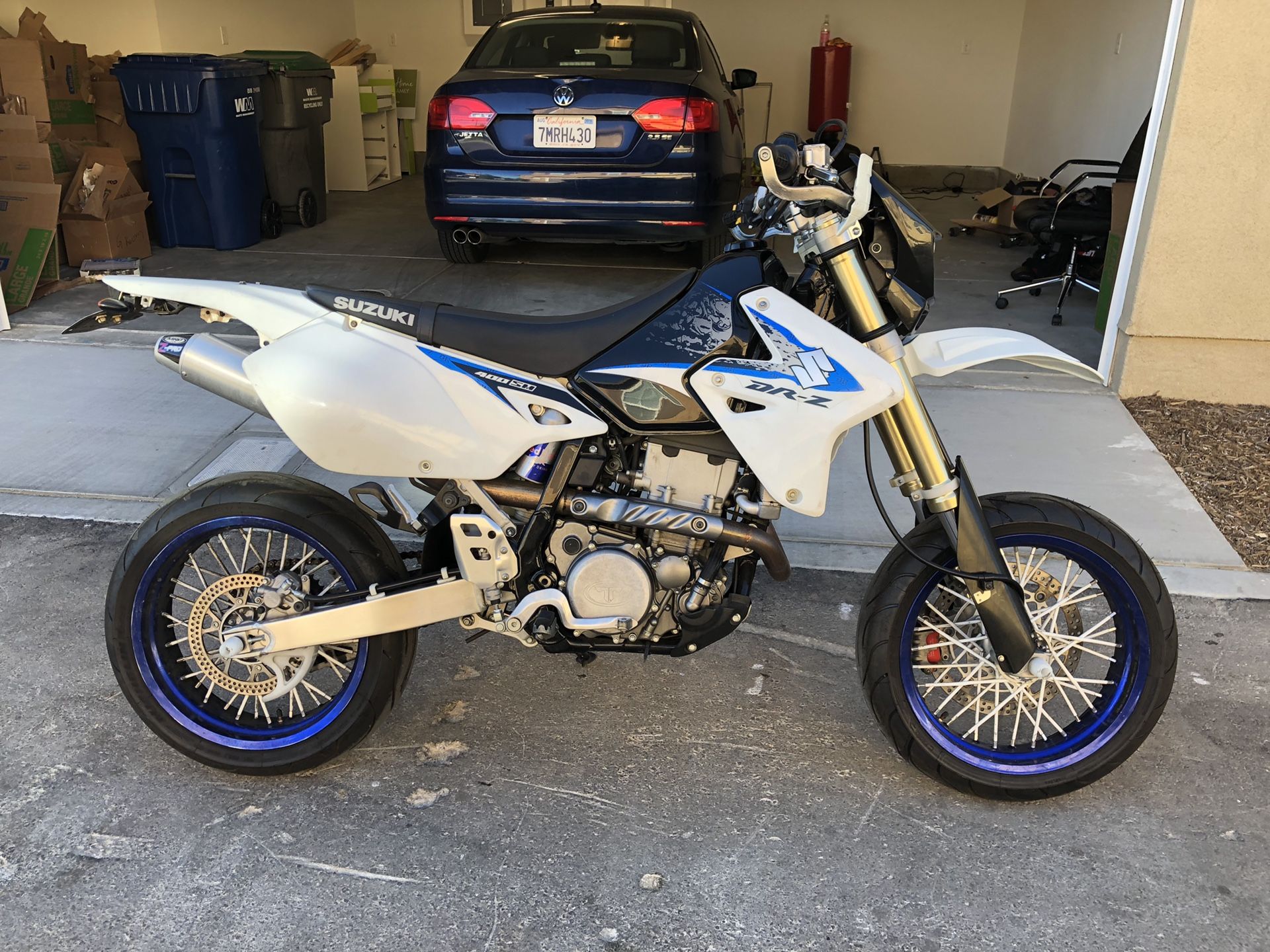 2014 Suzuki DRZ400SM with mods