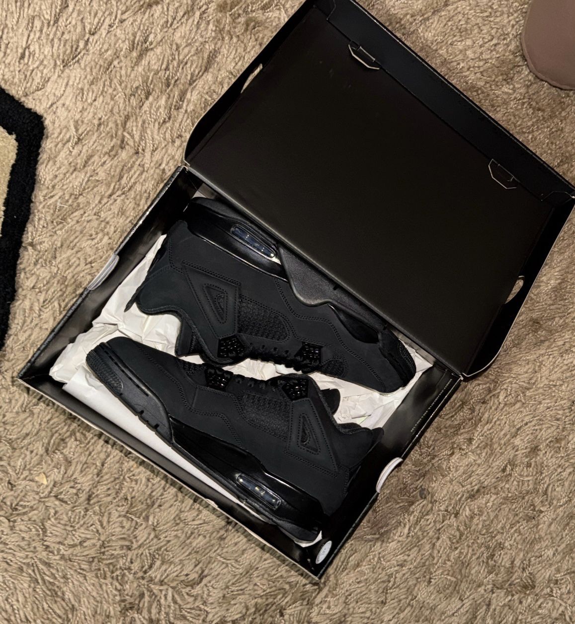 Jordan 4 Retro Black Cat Size 10.5 Men Brand New 