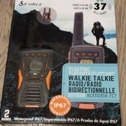 Cobra Walkie Talkies 37 Miles Weather And Waterproof