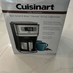 NEW In Box Cuisinart Burr Grind & Brew