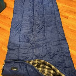 L.L.Bean Adult Sleeping Bag - Royal Blue